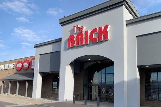The Brick furniture store in Kelowna, BC