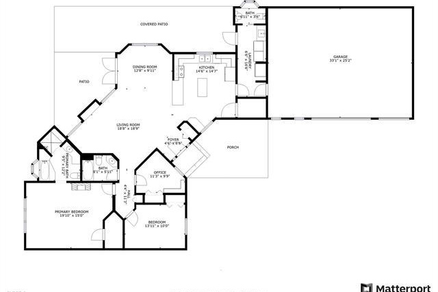 Floor plan at 3330 McKellar Rd | Home for sale with lake